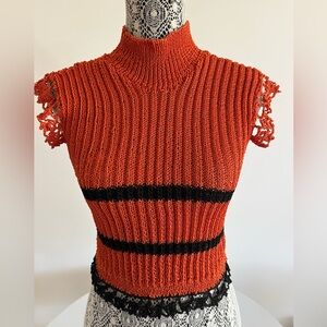 🧡 ORANGE TURTLENECK TOP🧡